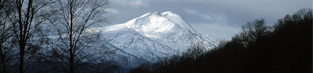 Ben Lomond from the David Marshall Lodge, Aberfoyle