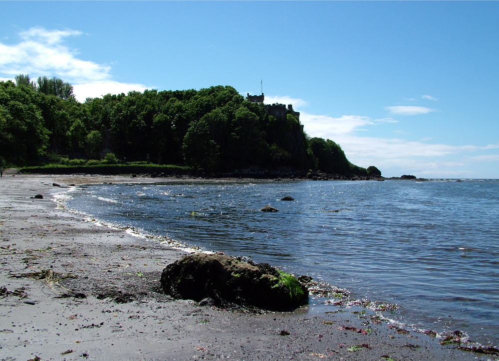 The shore below Culzean Castle, Scotland